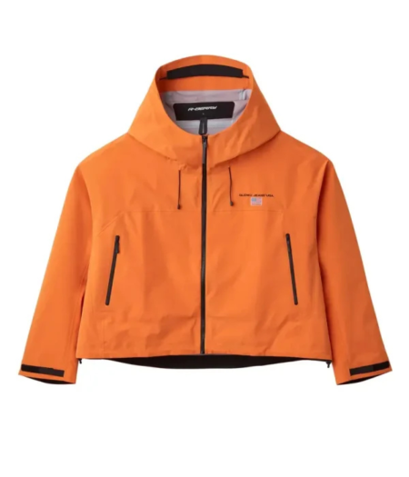 Gv Gallery Cropped Orange Rain Jacket
