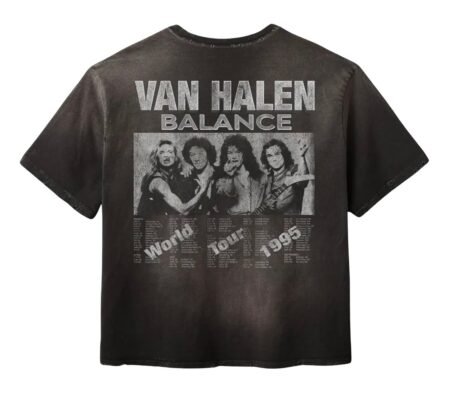 Goldvintage gallery raspberry Hills balance van halen black tee
